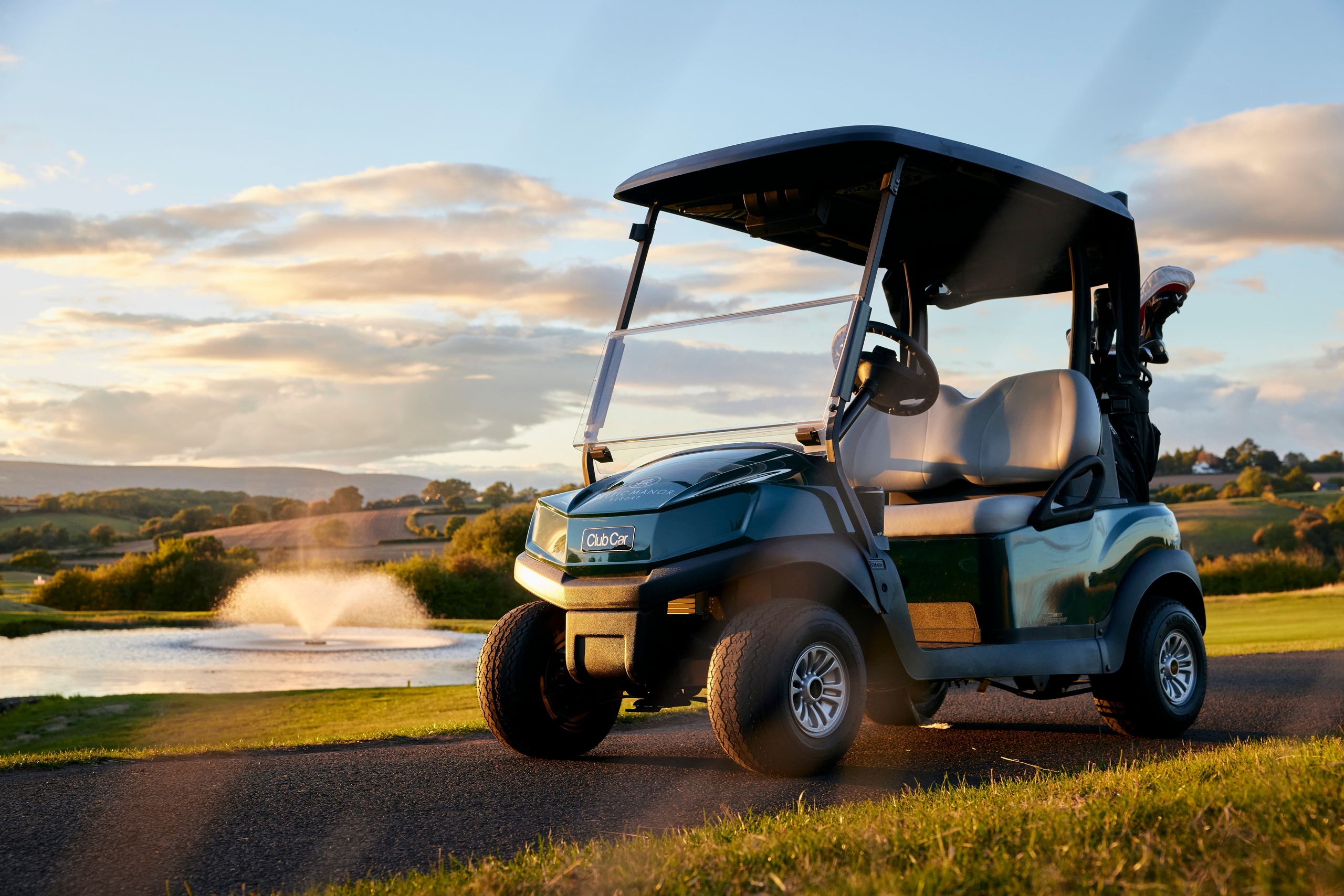 Celtic Manor Golf Buggy