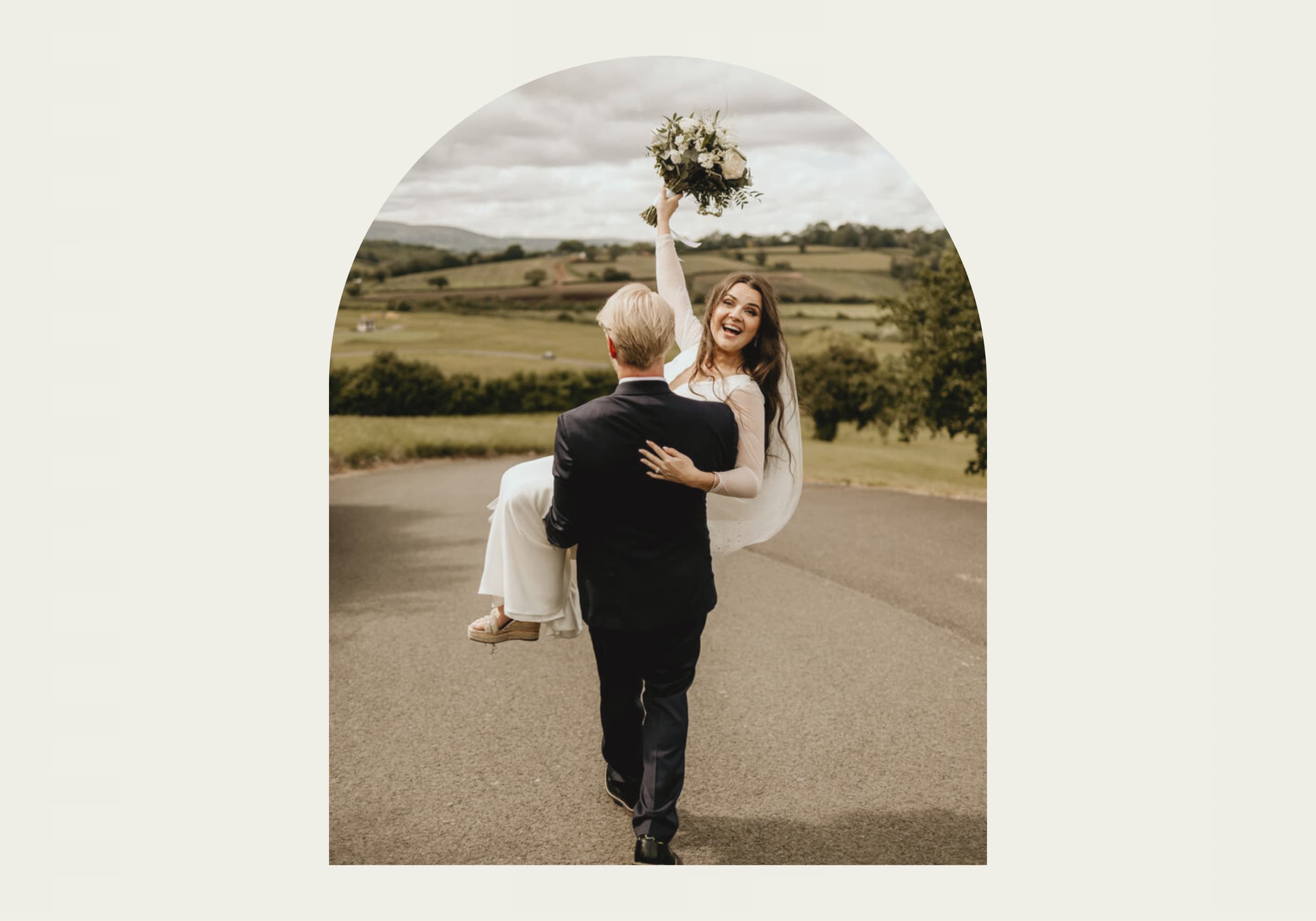 CMR Wedding Arch Text Media