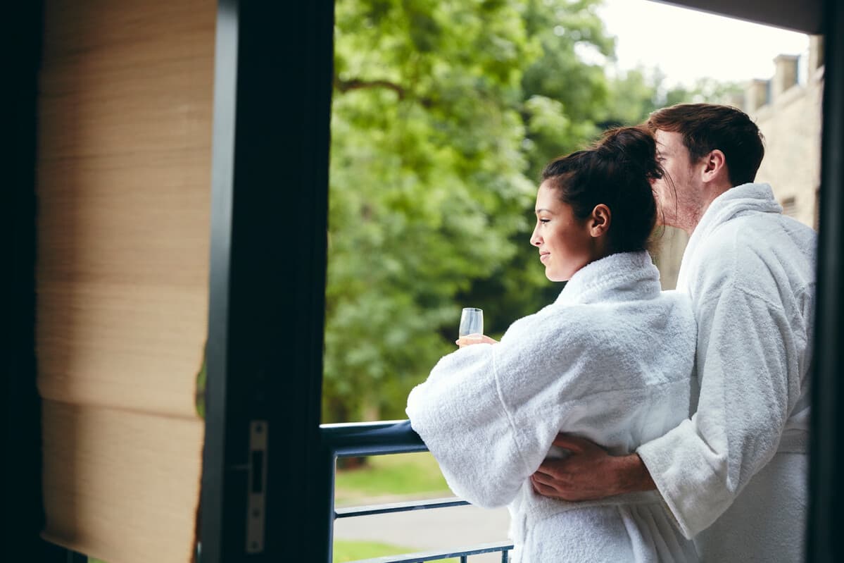 Couple on Balcony