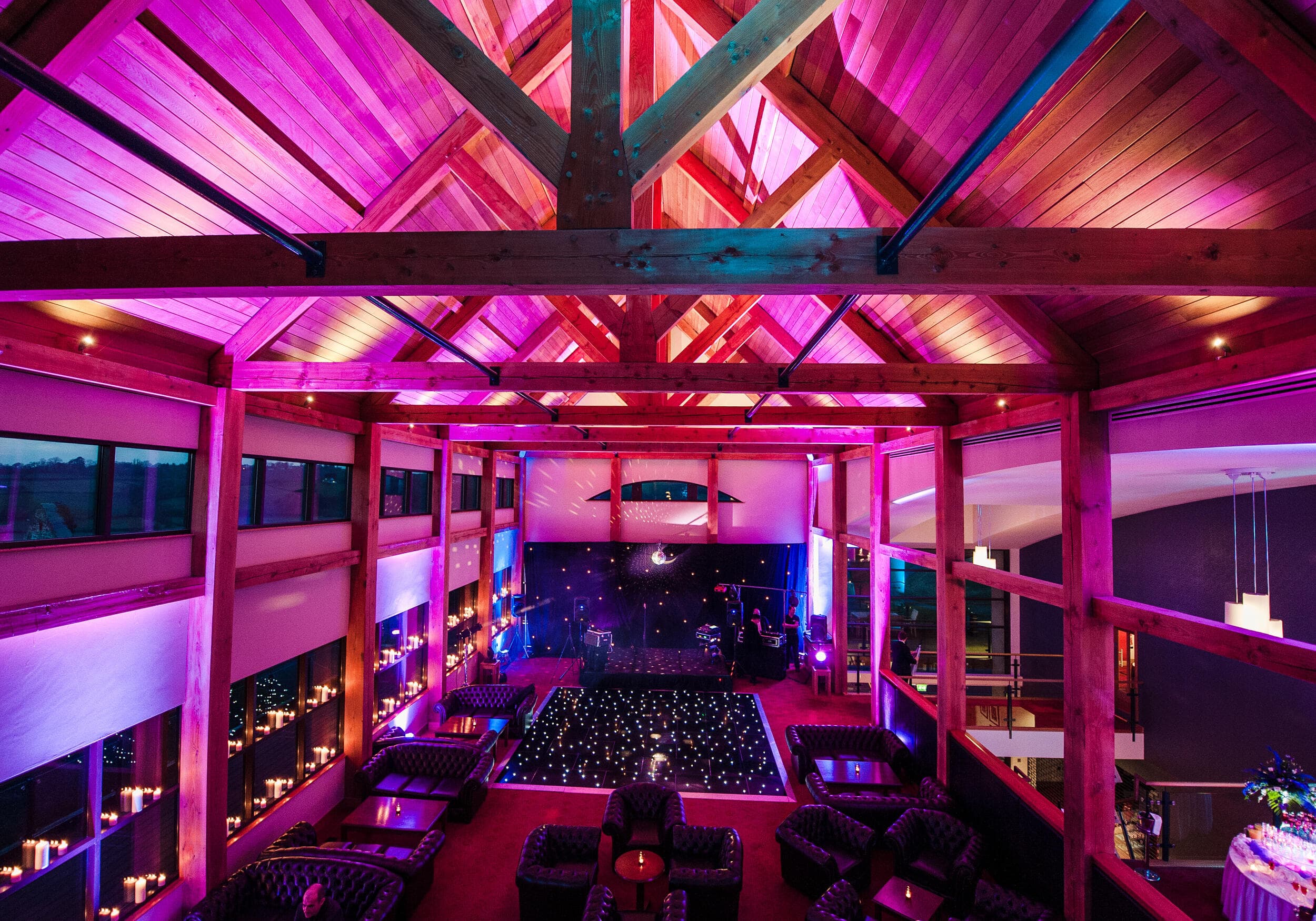 Rafters Twenty Ten Clubhouse Wedding Venue Event Setup