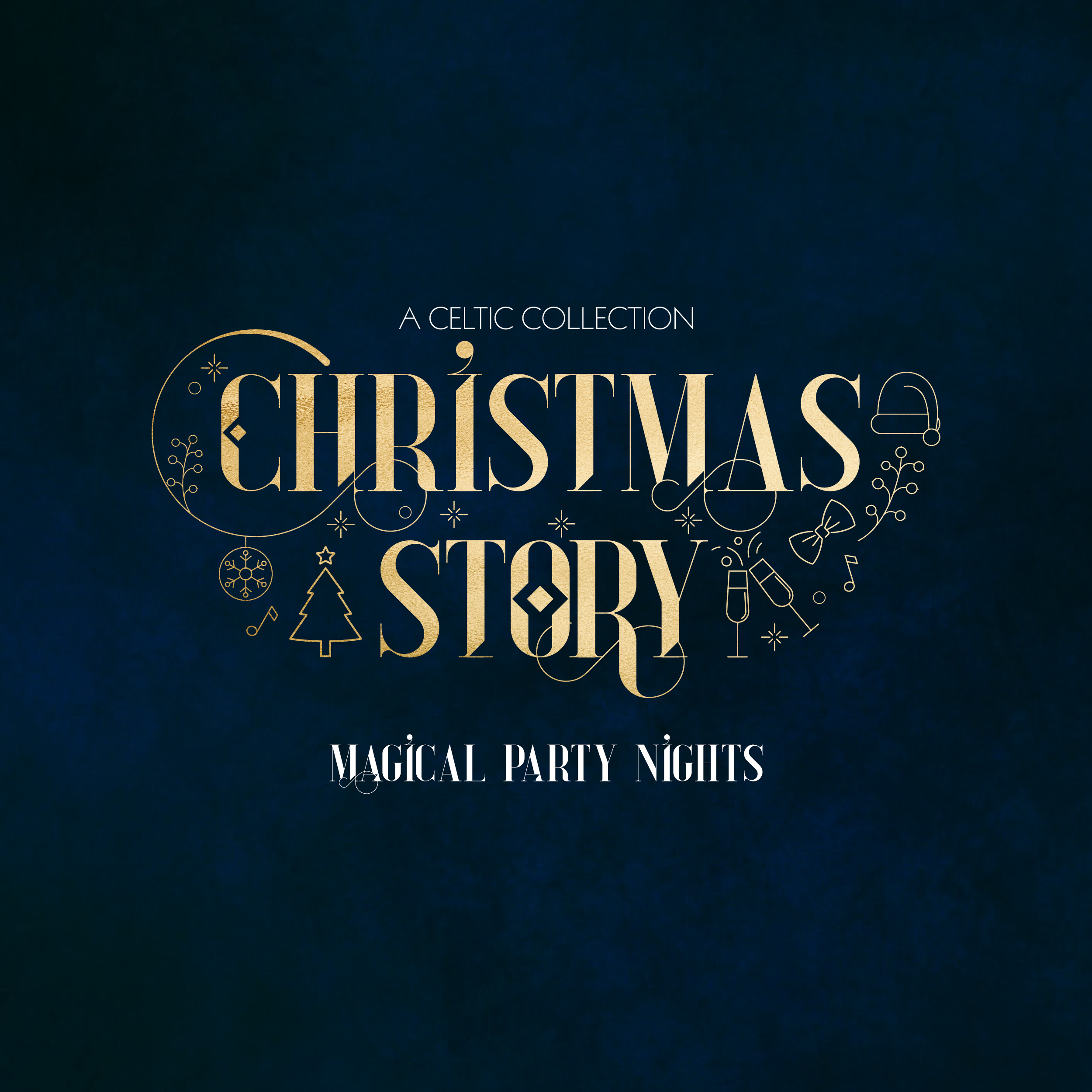Christmas Party Night Tile