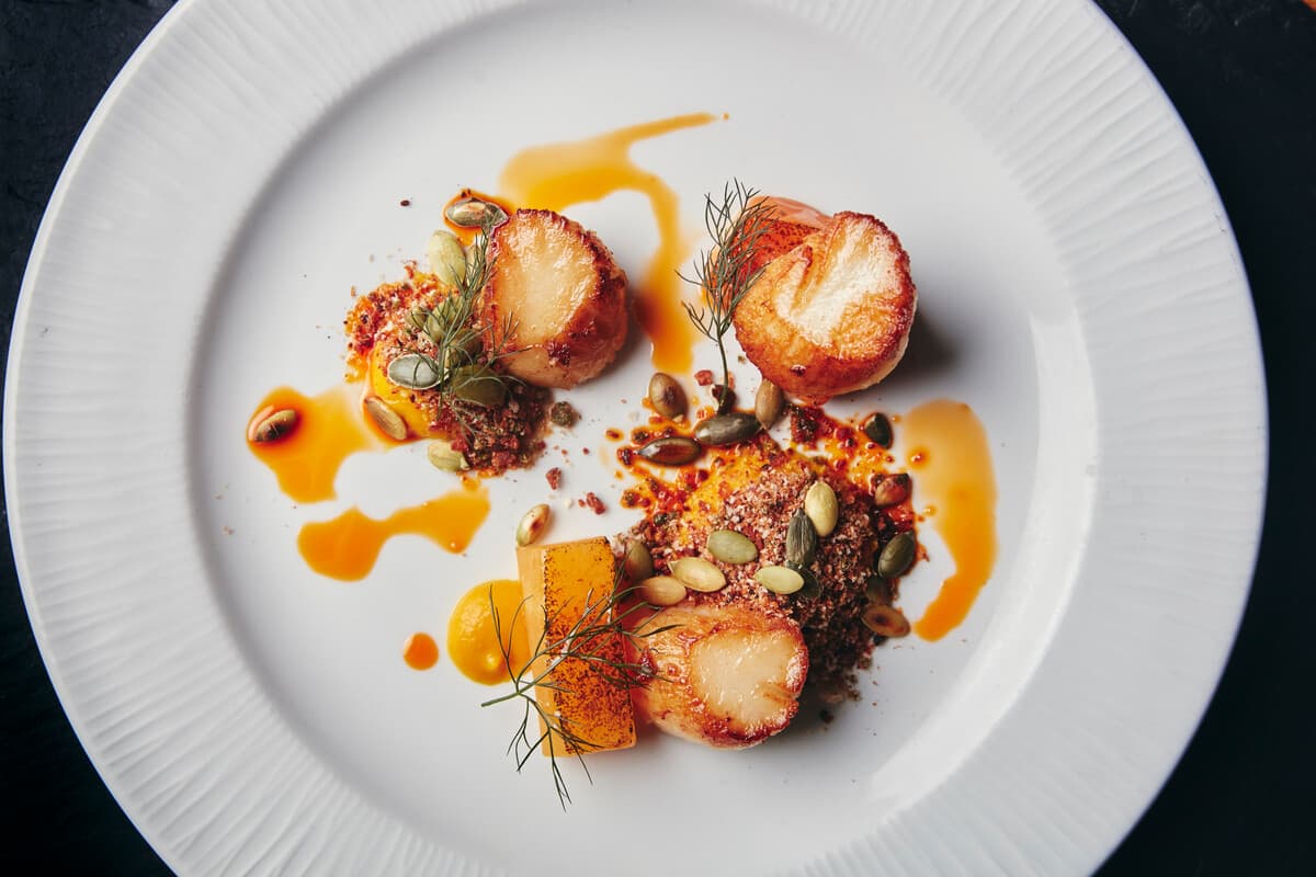 Rafters Dining Scallops