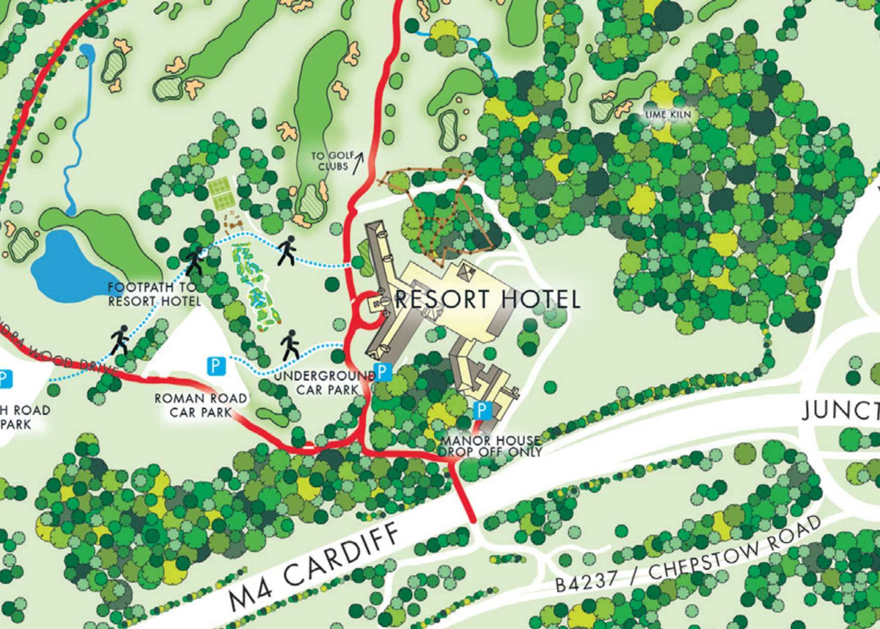 Resort Hotel Map