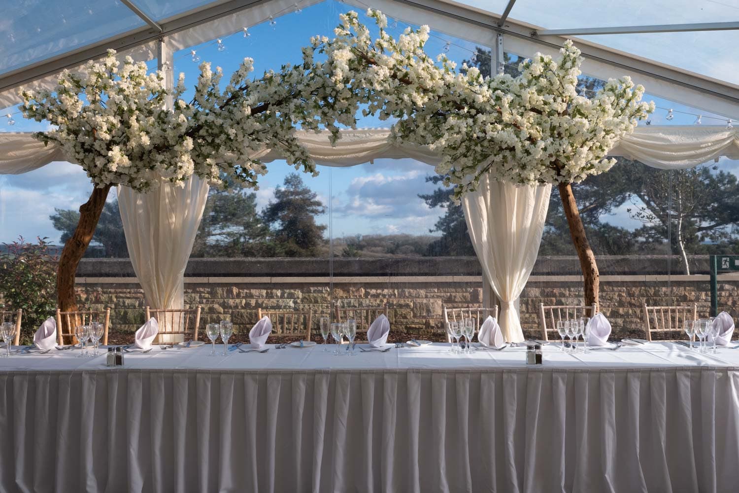 Rooftop Garden Wedding Venue Setup at the Celtic Manor Resort
