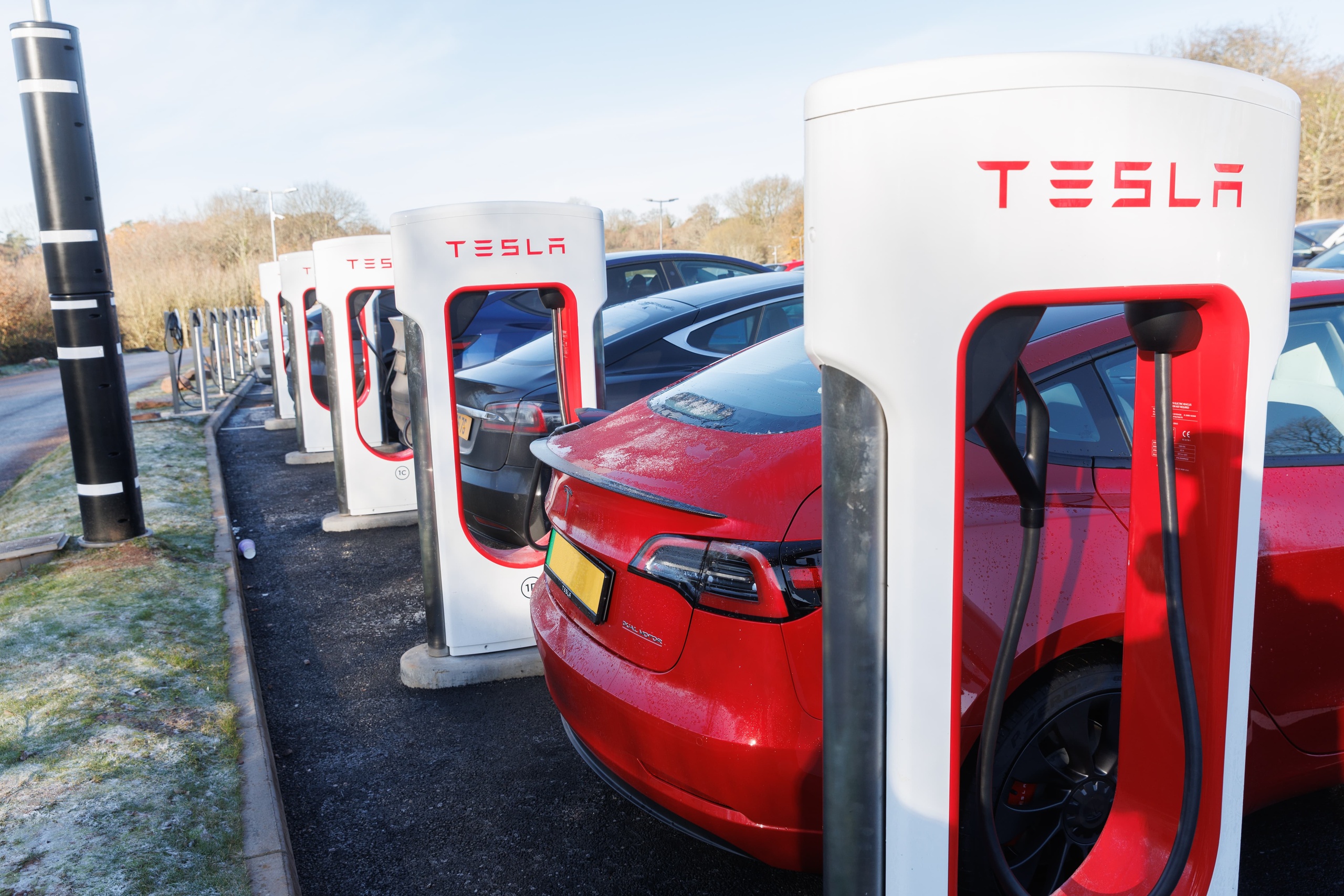 Tesla Supercharger Station