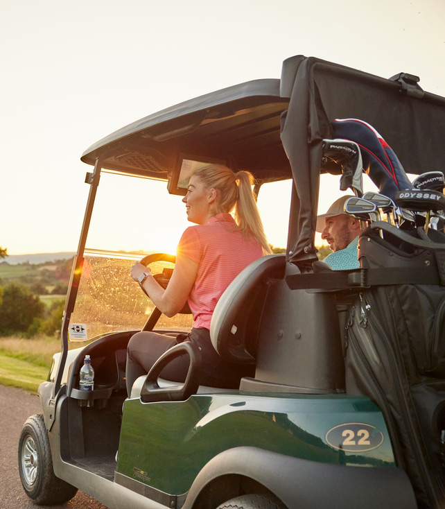 Celtic Manor Golf Buggy