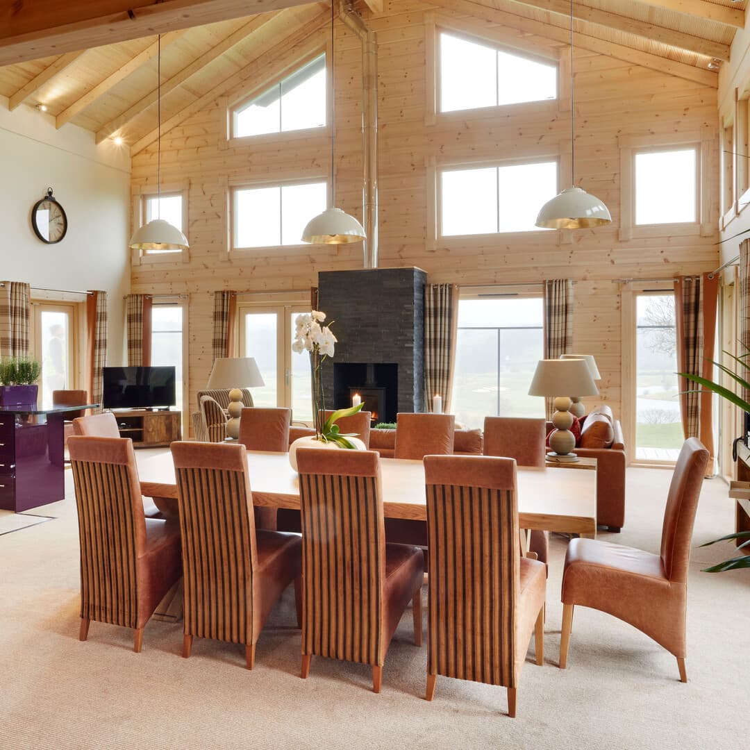 Hunter Lodges Open Dining Room