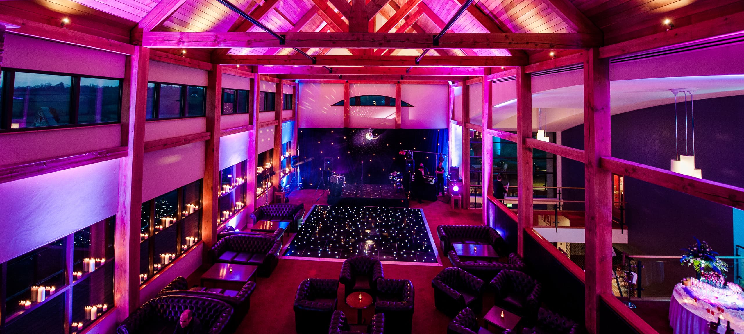 Rafters Twenty Ten Clubhouse Event Setup