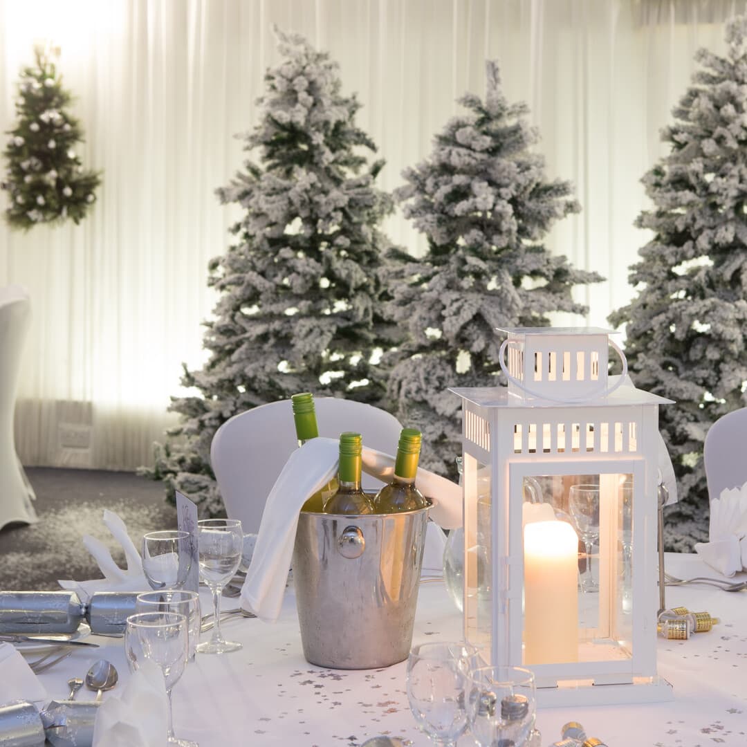Chairmans Marquee Christmas Winter Event Setup