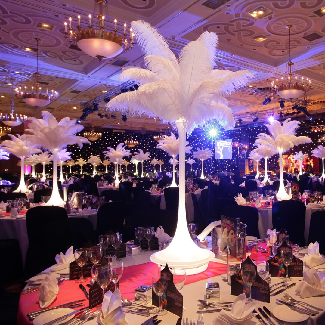 Caernarfon Ball Room Christmas New Year's Eve Event Setup