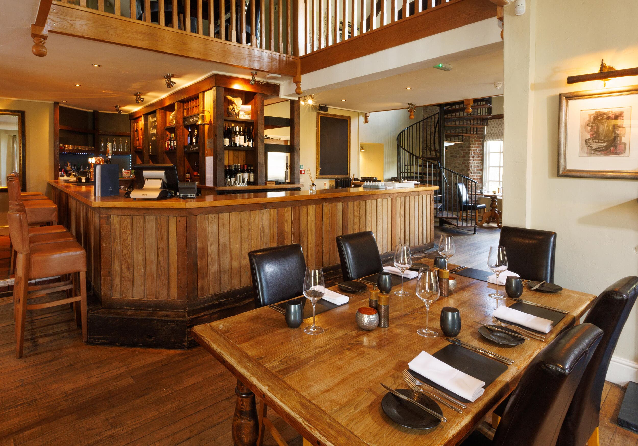 Newbridge on Usk Restaurant Interior