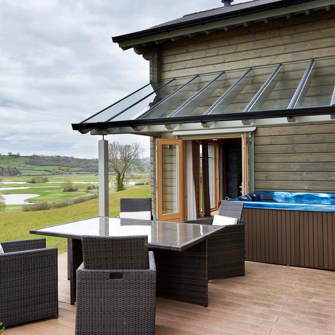 Hunter Lodges Hot Tub
