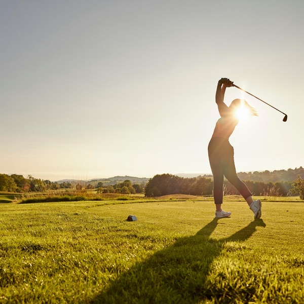 Golfer on The Twenty Ten Course