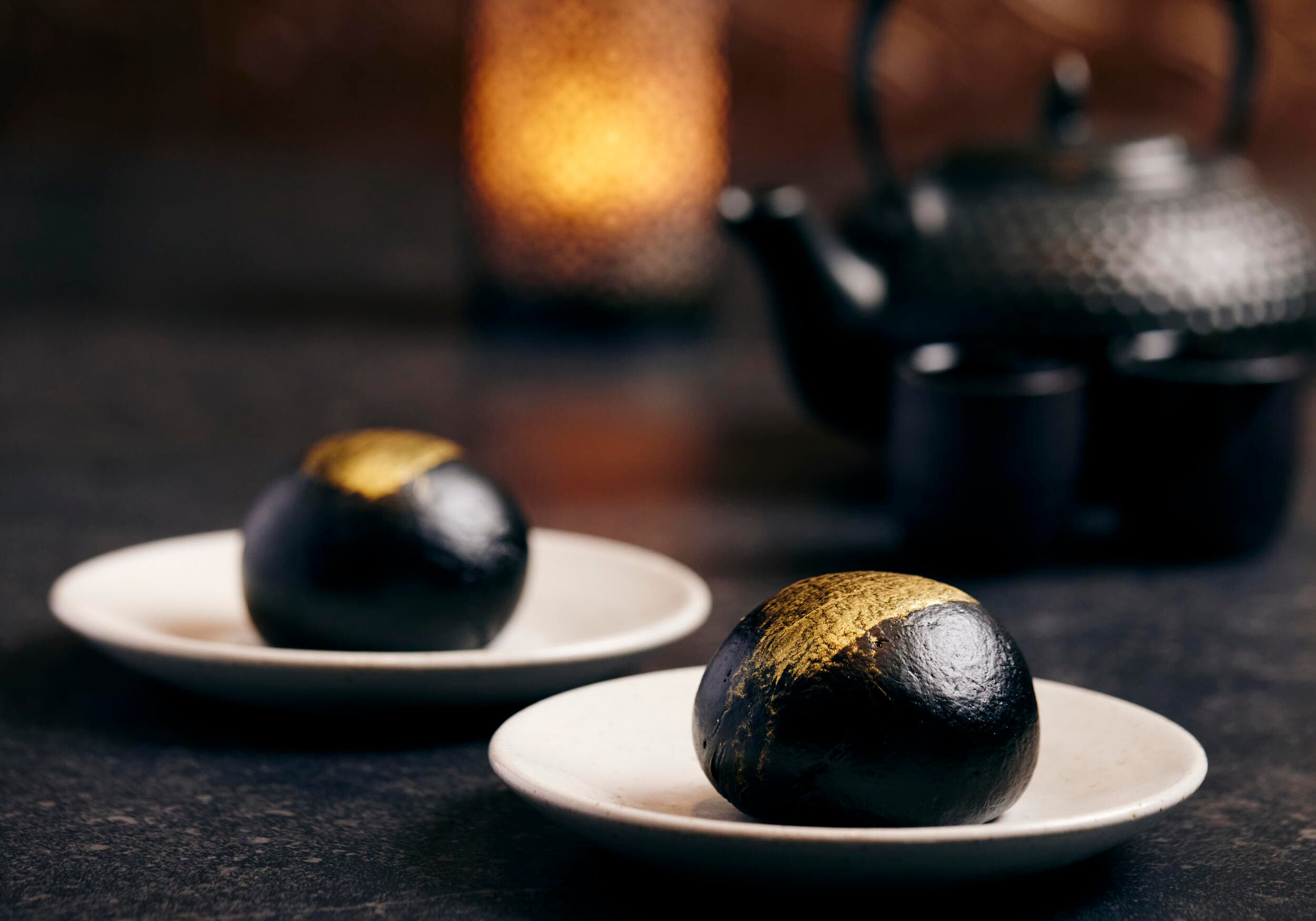 Larkin Cen Custard Bao Buns at PAD