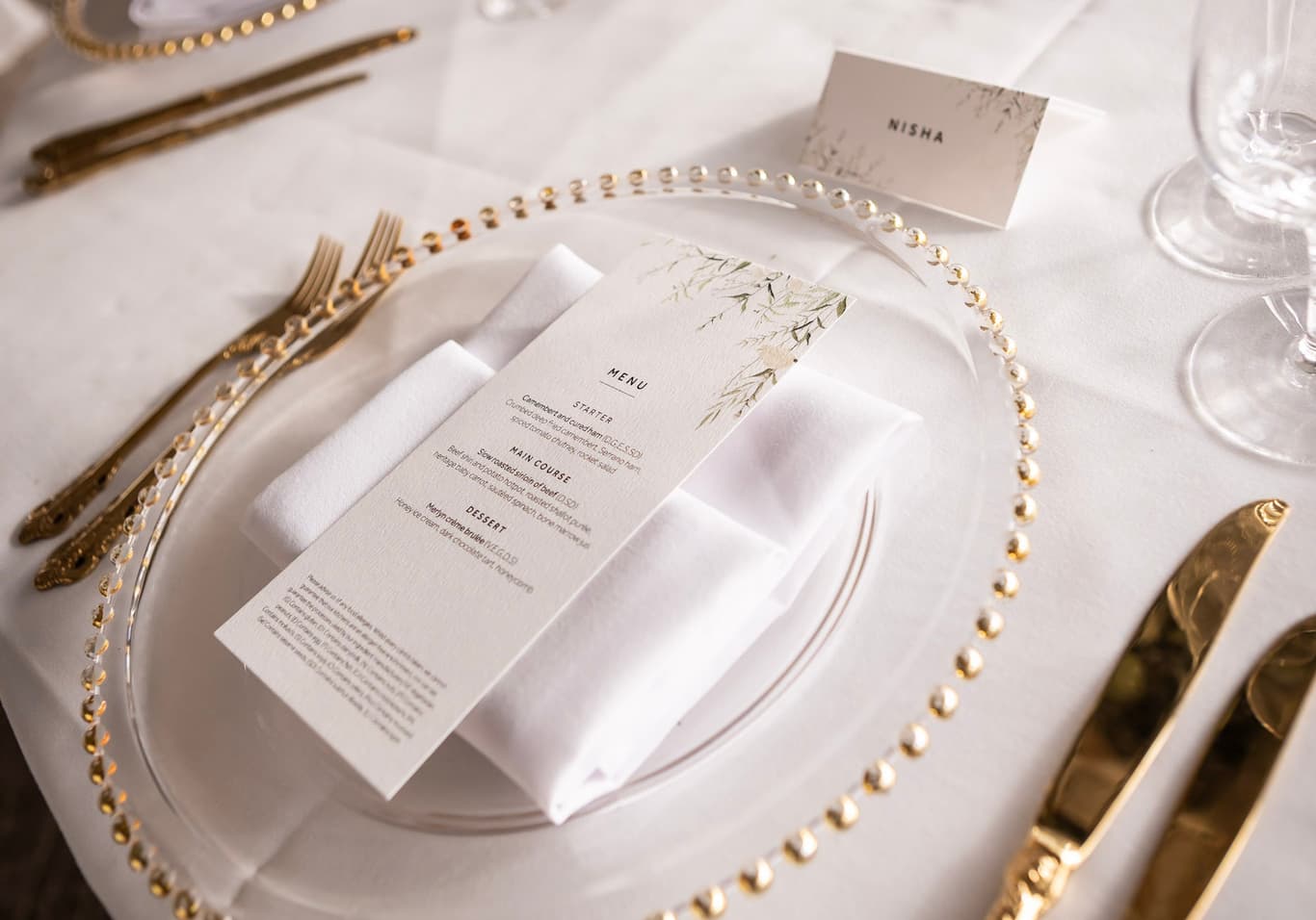 Celtic Manor Wedding Breakfast