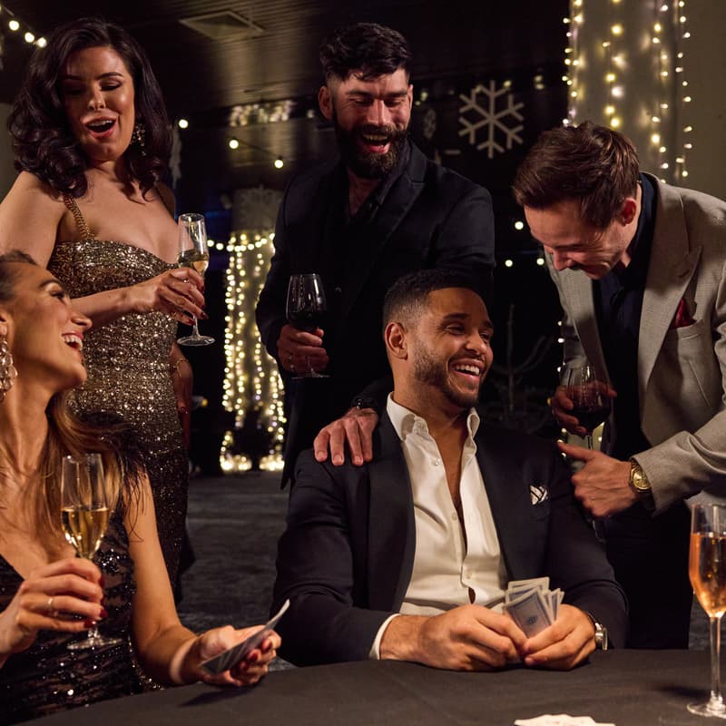 Casino Theme Christmas Party Night