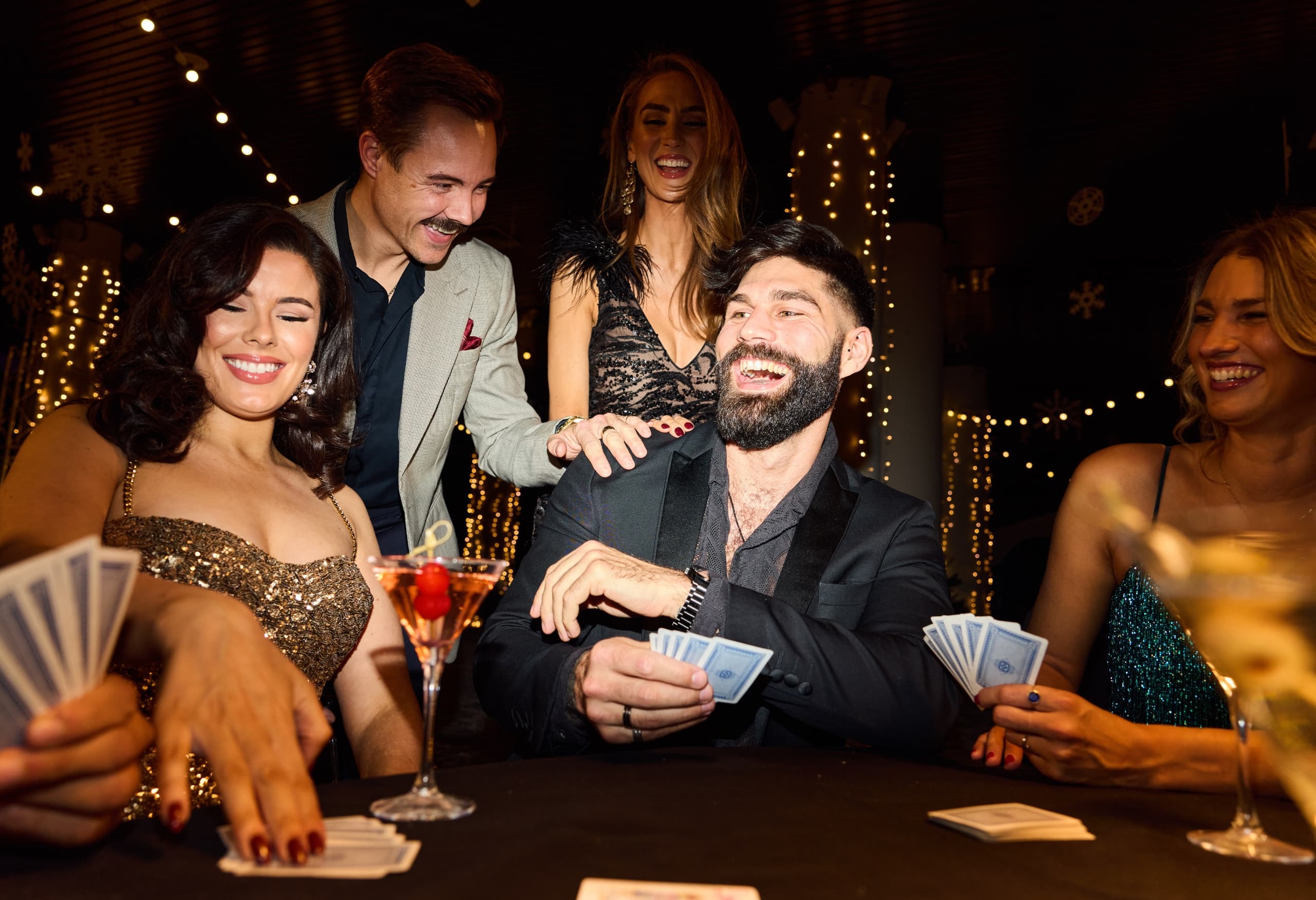 Casino Theme Christmas Party Night
