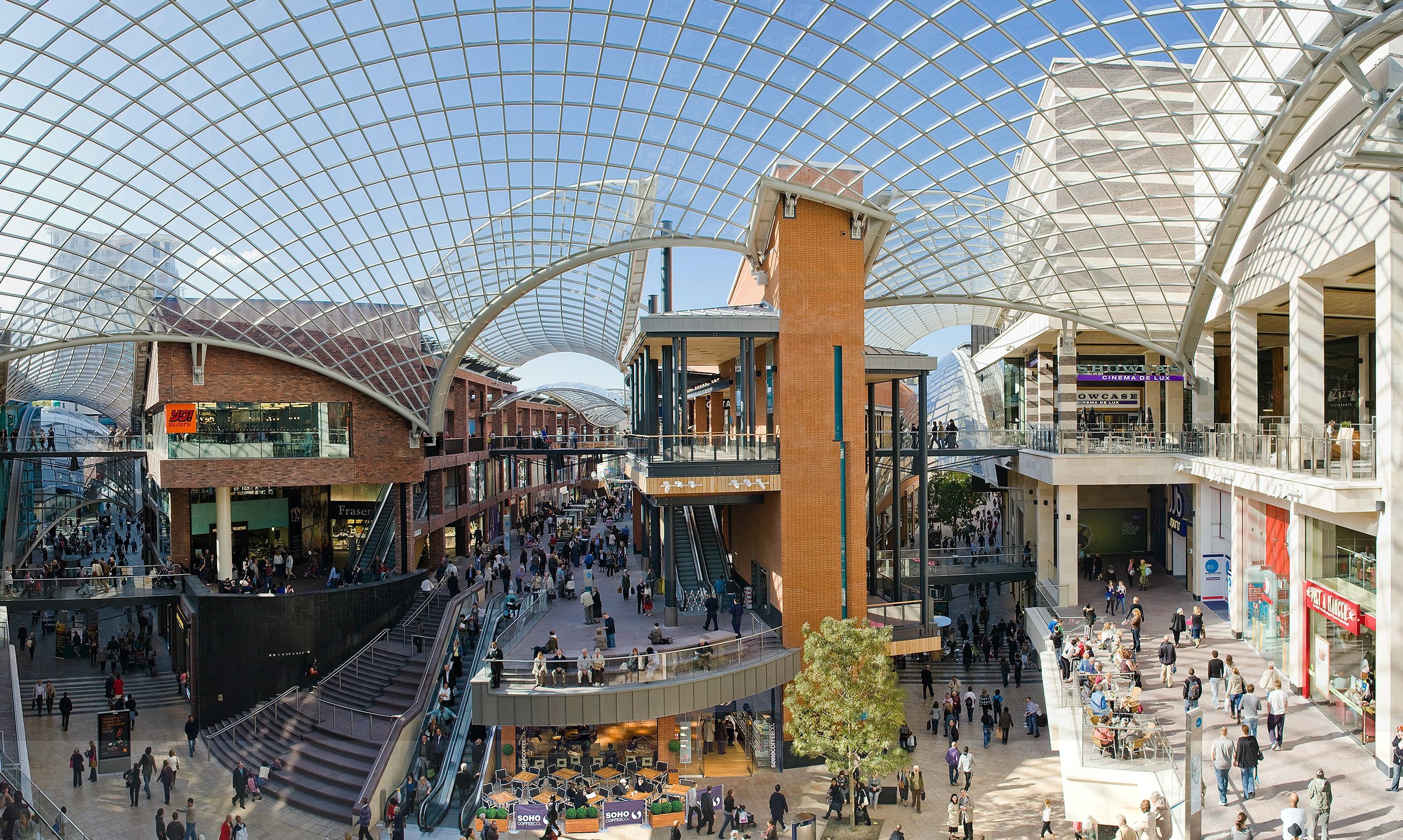 Cabot Circus Shopping Centre in Bristol England UK