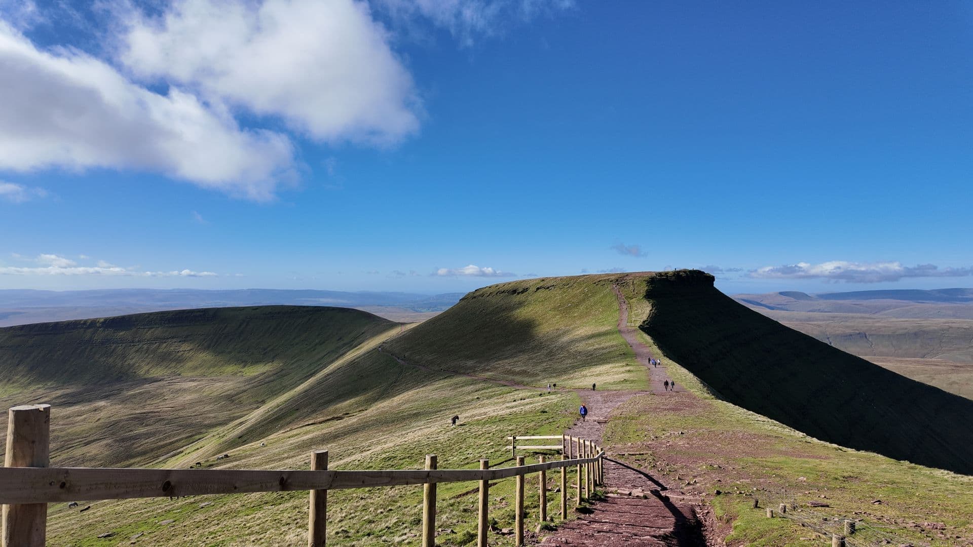 Pen y Fan Mountain Walking Trail in Wales UK