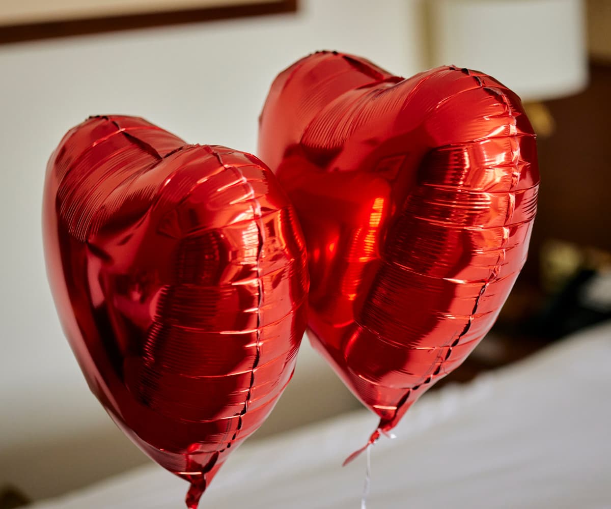 Heart Balloon Display