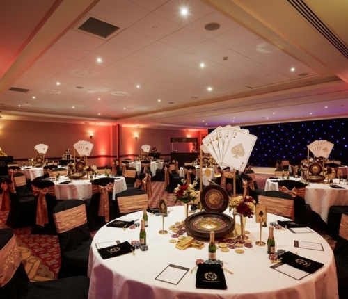 beaumaris suite set up for event